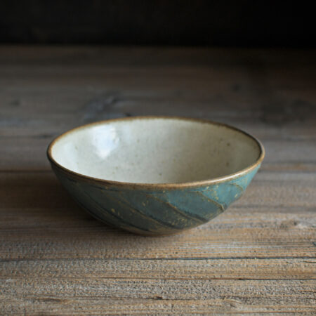 miska modro-hnědá 16 cm